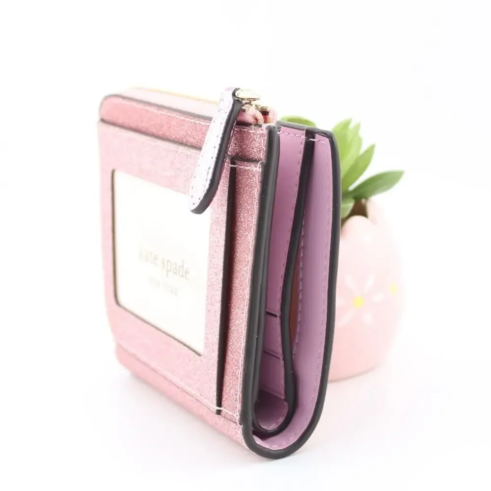 Kate Spade Glittery Pink Zip Wallet Pre-owned - Picture 4 of 7